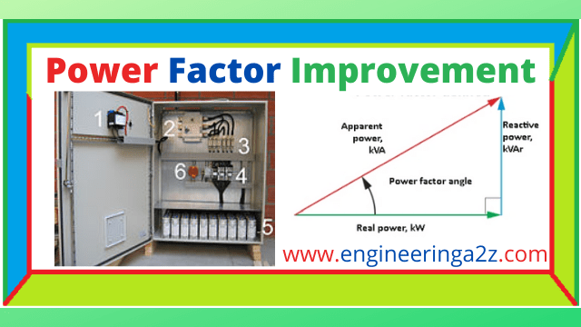 Power Factor Improvement Methods Engineeringa2z